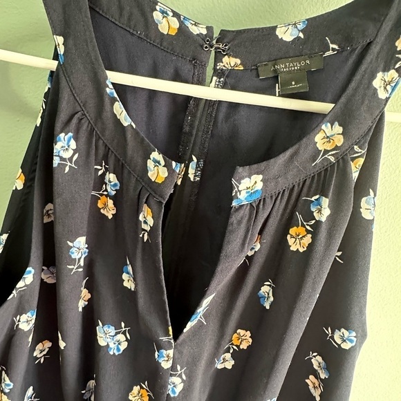 Anne Taylor Factory Jumpsuit Navy Size 8 - Picture 9 of 9